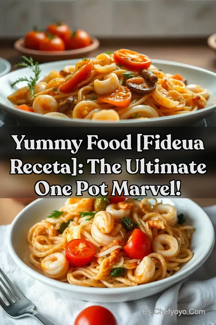 Yummy Food [fideua receta]: The Ultimate One Pot Marvel!