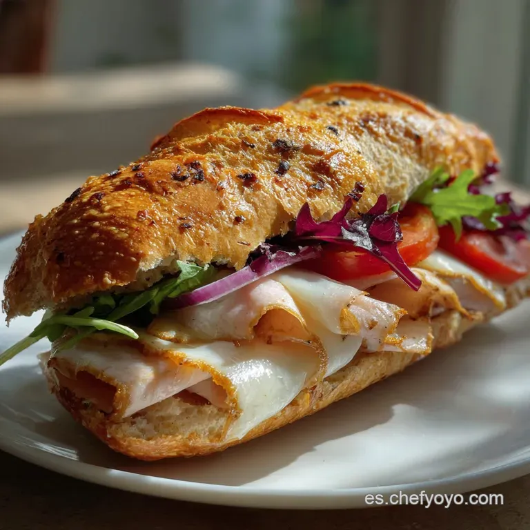 Toasted bread sandwich, overflowing with colorful fillings, artfully arranged on a white plate. Fresh, vibrant and inviting.