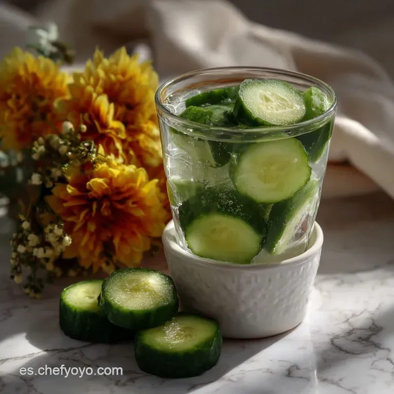 Agua De Pepino RECETAS KETO: Electrolitos y Sabor Herbal