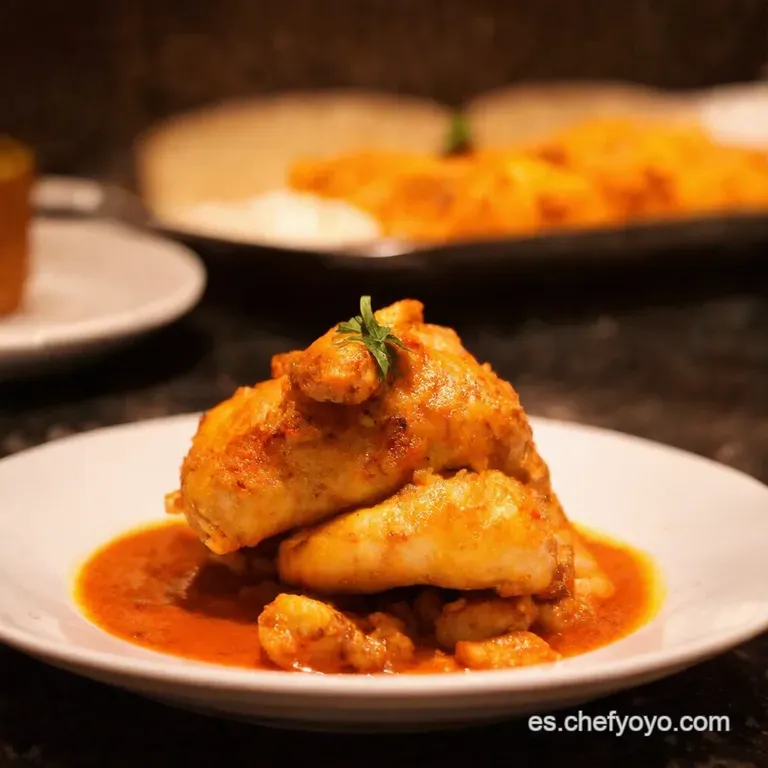 Alas De Pollo Al Horno Crujientes Con Piment&oacute;n Ahumado presentation