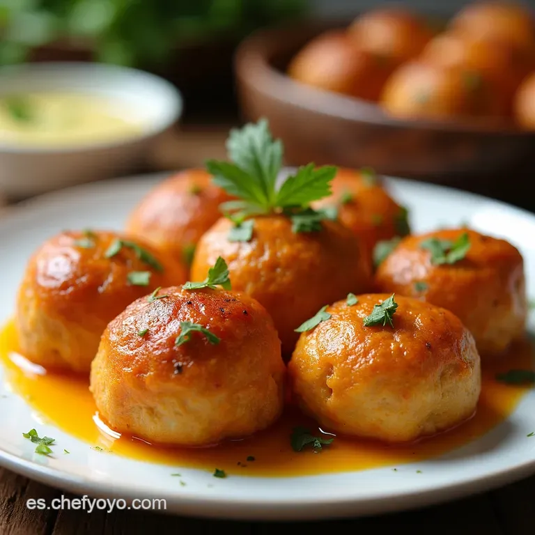 Alb&oacute;ndigas de Pollo Jugosas Un Cl&aacute;sico Modernizado