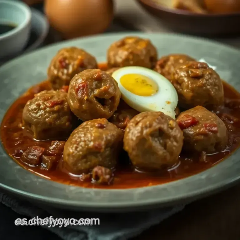 Alb&oacute;ndigas En Salsa De Tomate Cl&aacute;sica presentation