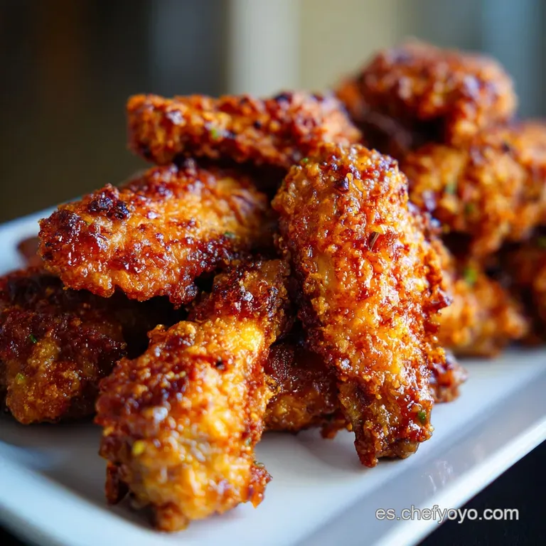 Alitas de Pollo Crujientes al Horno