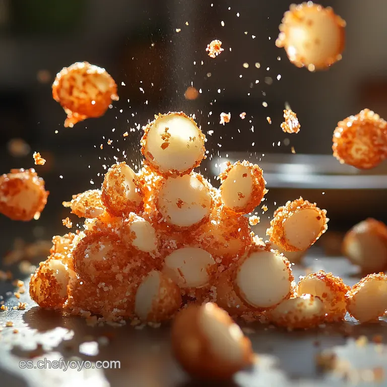 Aros De Cebolla Extra Crujientes En Freidora De Aire Con Panko presentation