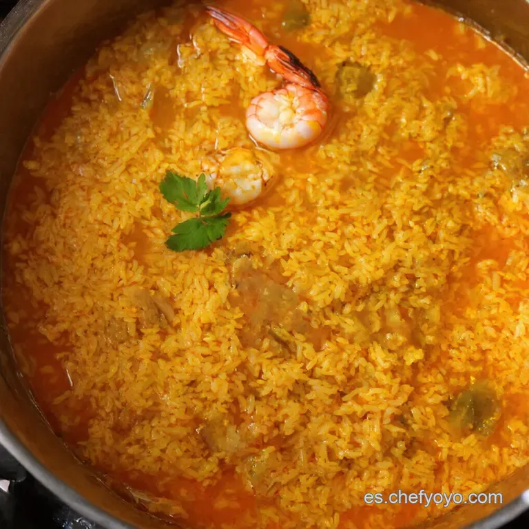 Arroz Caldoso De Mariscos Un Abrazo C&aacute;lido presentation