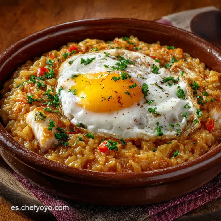 Arroz con huevo y merluza: Receta reconfortante de la abuela