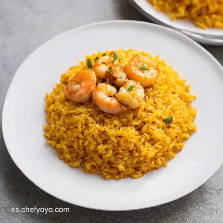 Arroz Frito con Camarones Chino Aut&eacute;ntico