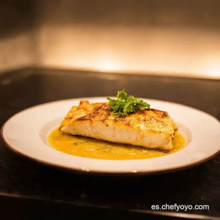 Bacalao a La Plancha Un Trozo De Mar a La Brasa presentation