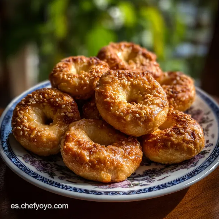 Mini Rosquillas O Bagels Keto Recetas: El Pan Perfecto presentation