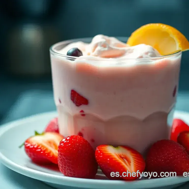 Batido de Fresa y Pl&aacute;tano &iexcl;Para Alegrar el D&iacute;a!