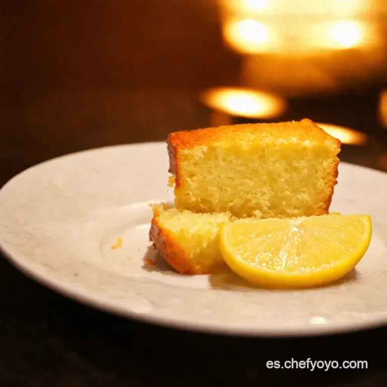Bizcocho De Lim&oacute;n Cl&aacute;sico El Sabor De Casa presentation