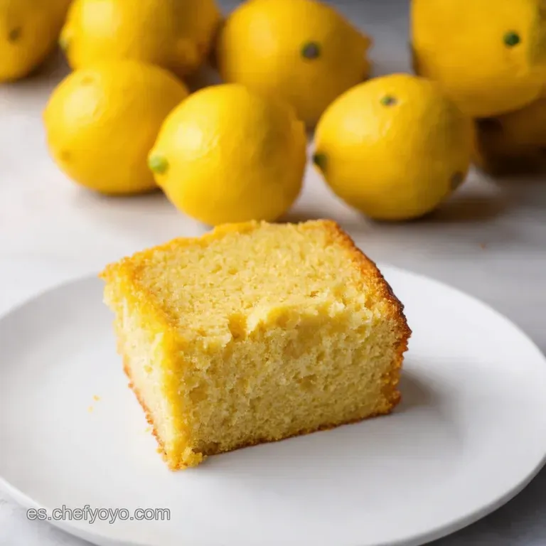 Bizcocho de Lim&oacute;n Cl&aacute;sico Un Abrazo en Cada Bocado
