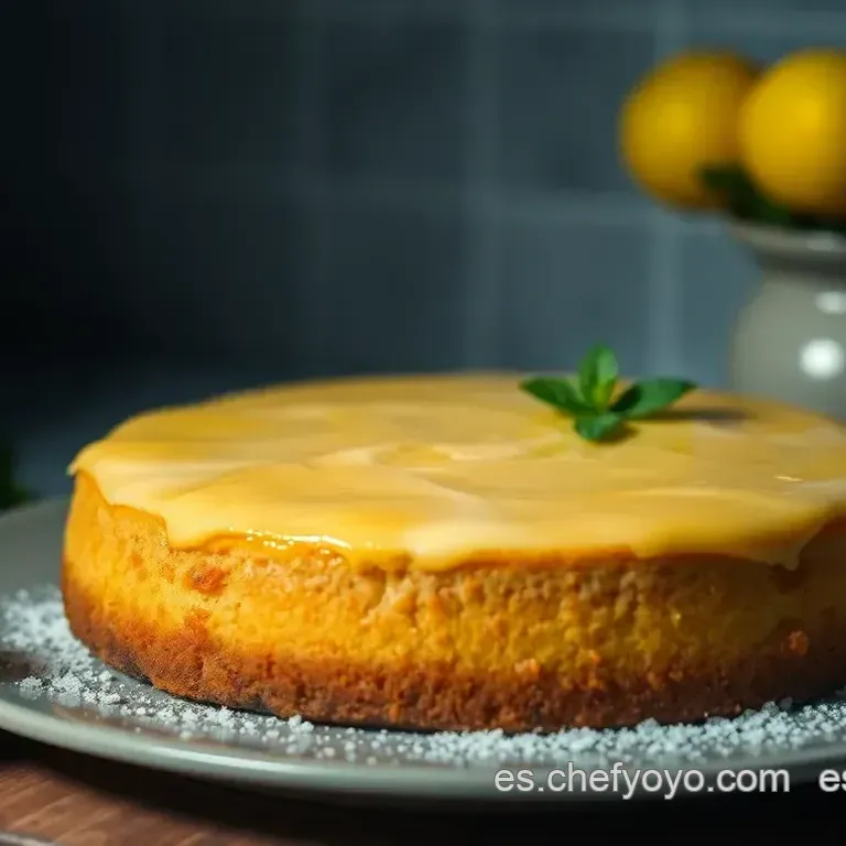 Bizcocho de Lim&oacute;n y Ar&aacute;ndanos con Glaseado C&iacute;trico