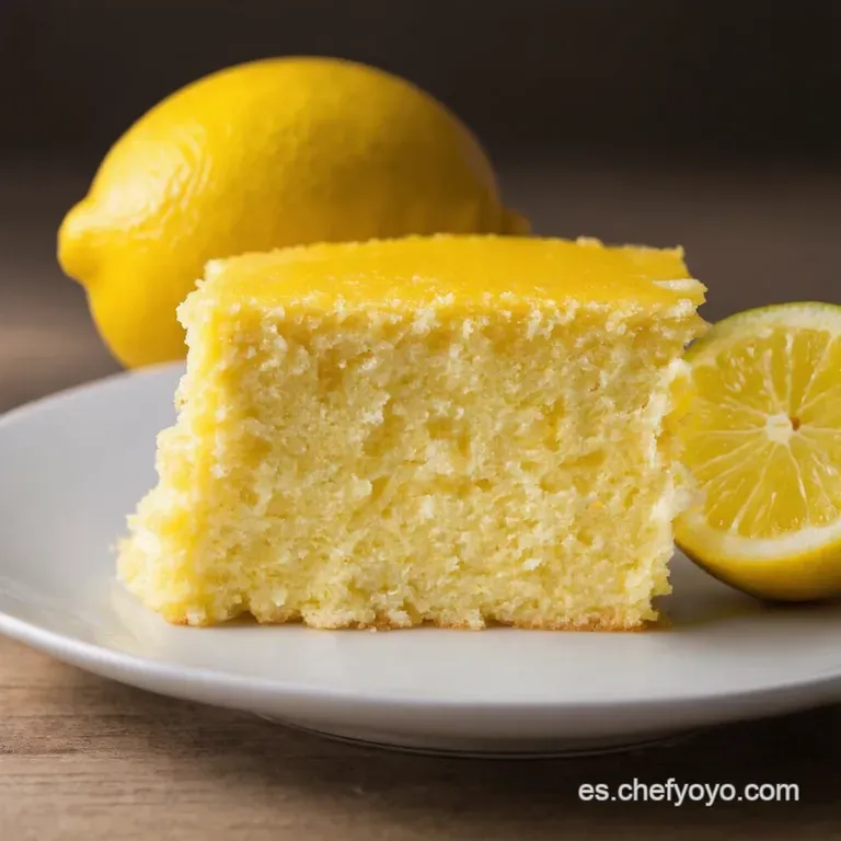 Bizcocho de Lim&oacute;n y Yogur Casero