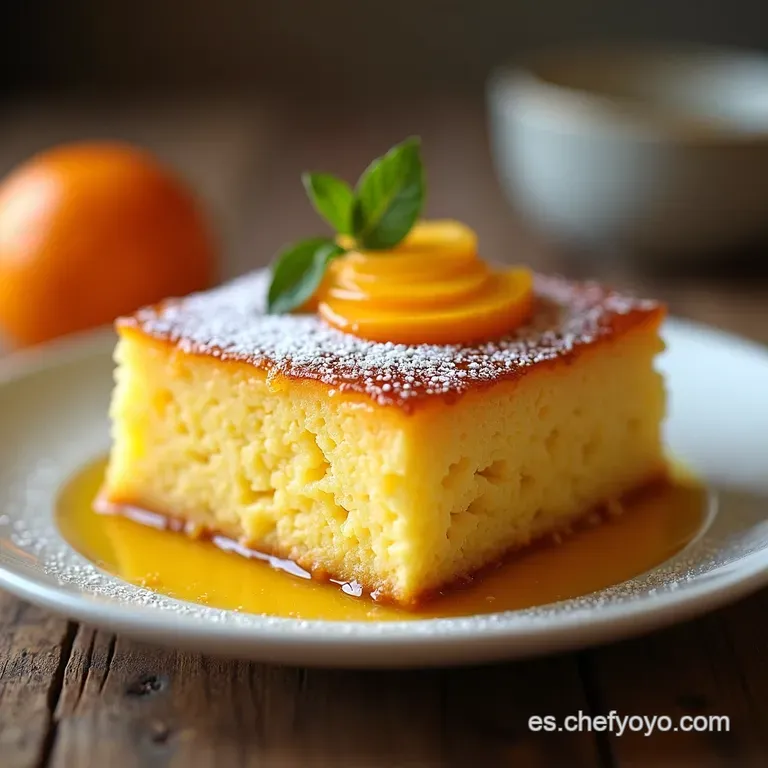 Bizcocho de Naranja Esponjoso y Jugoso El Secreto de la Miel y el Zumo Fresco