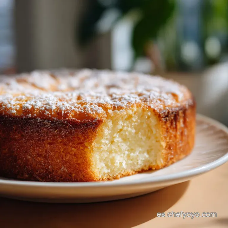 Receta Bizcocho de Yogur Jugoso y Esponjoso