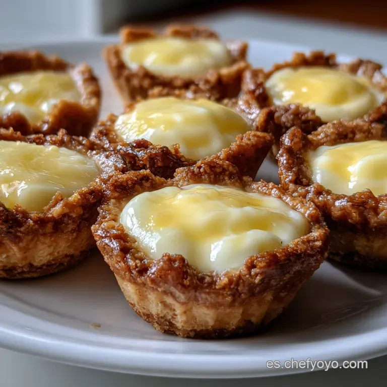 Bocados Cheesecake: Mini Tartaletas de Queso Crema