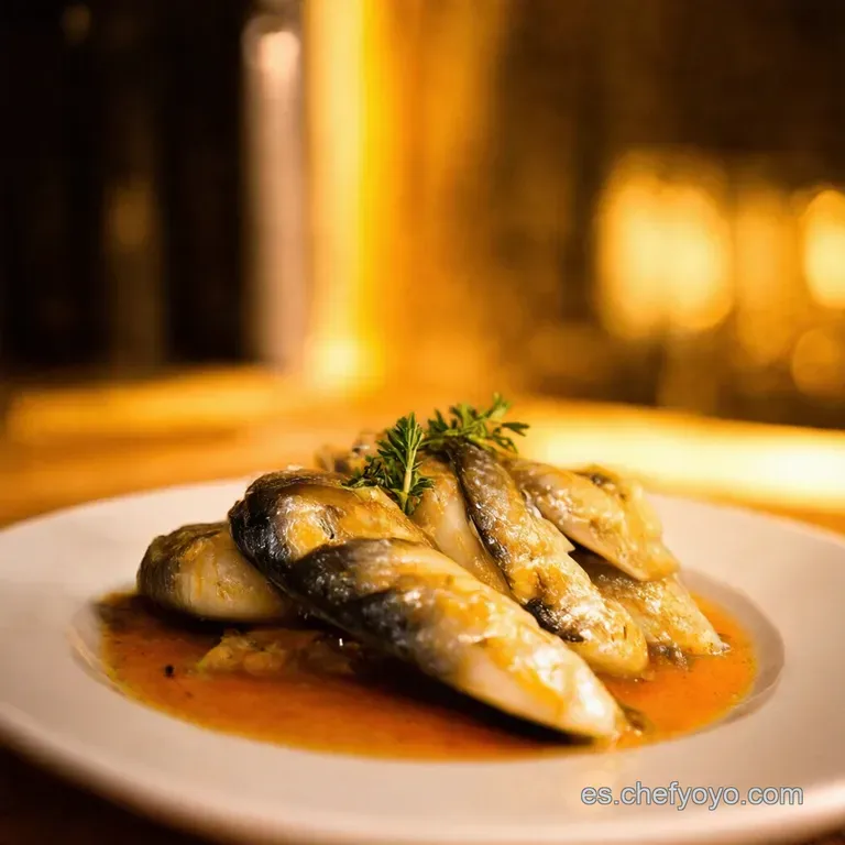 Boquerones En Vinagre Caseros presentation
