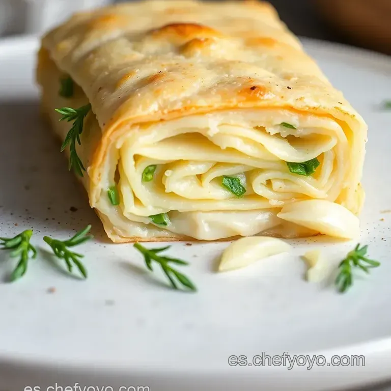 B&ouml;rek Espinacas Y Queso Feta: Un Bocado Griego Crujiente presentation