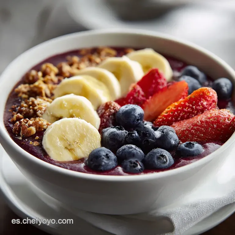 Bowl de Acai: Base Aterciopelada y Ultra Fr&iacute;a
