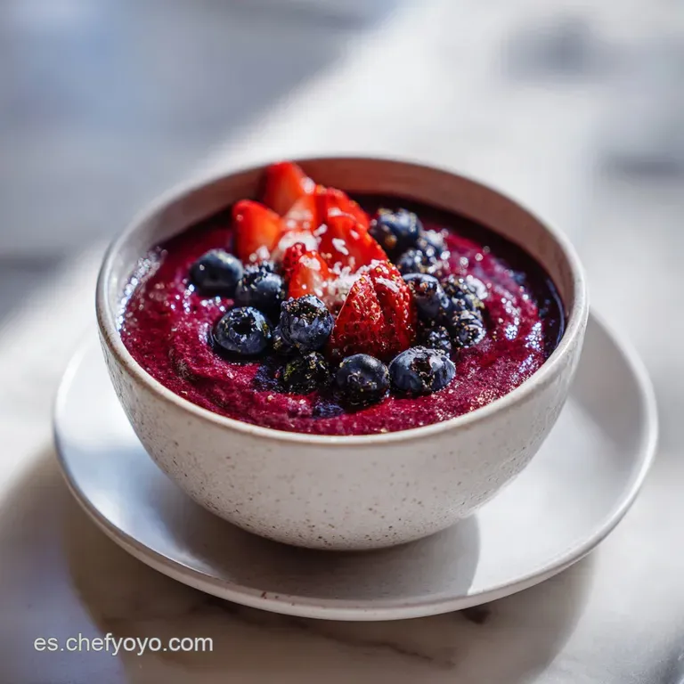 Bowl de A&ccedil;a&iacute; Casero Saludable