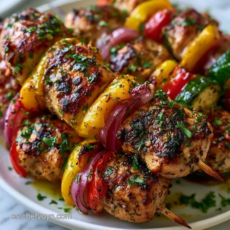 Brochetas De Pollo: Jugosas Y Rápidas