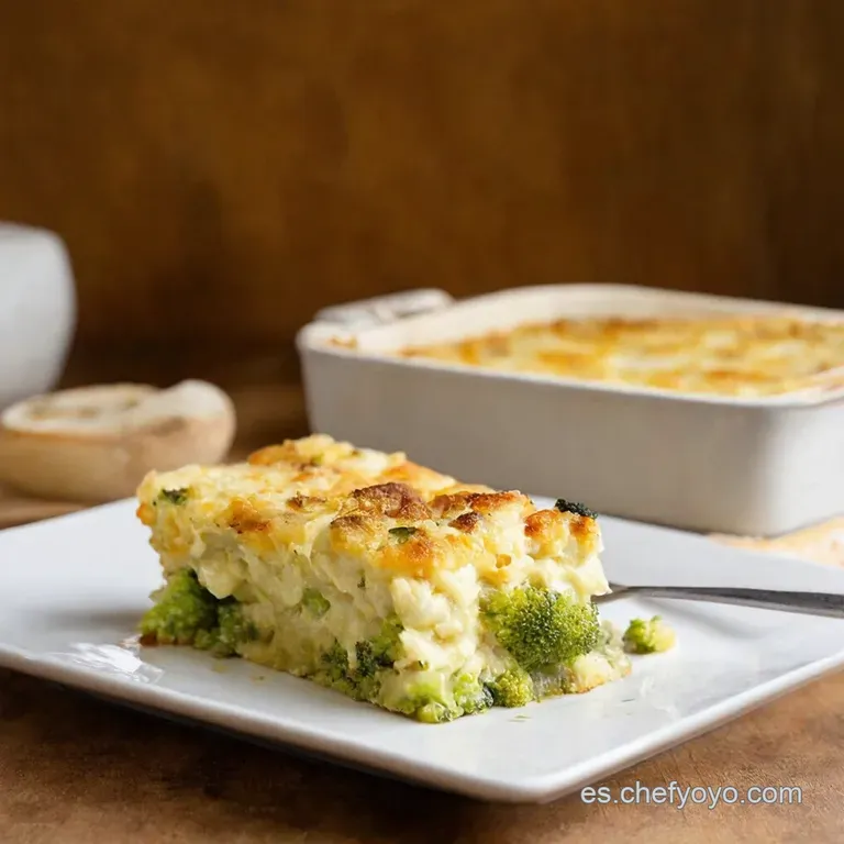 Br&oacute;coli Gratinado Con Bechamel De Ajo Y Almendras presentation