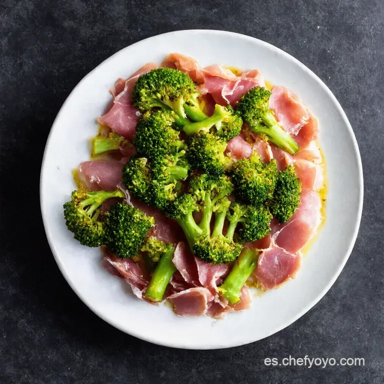 Br&oacute;coli Salteado con Ajitos y Jam&oacute;n Ib&eacute;rico