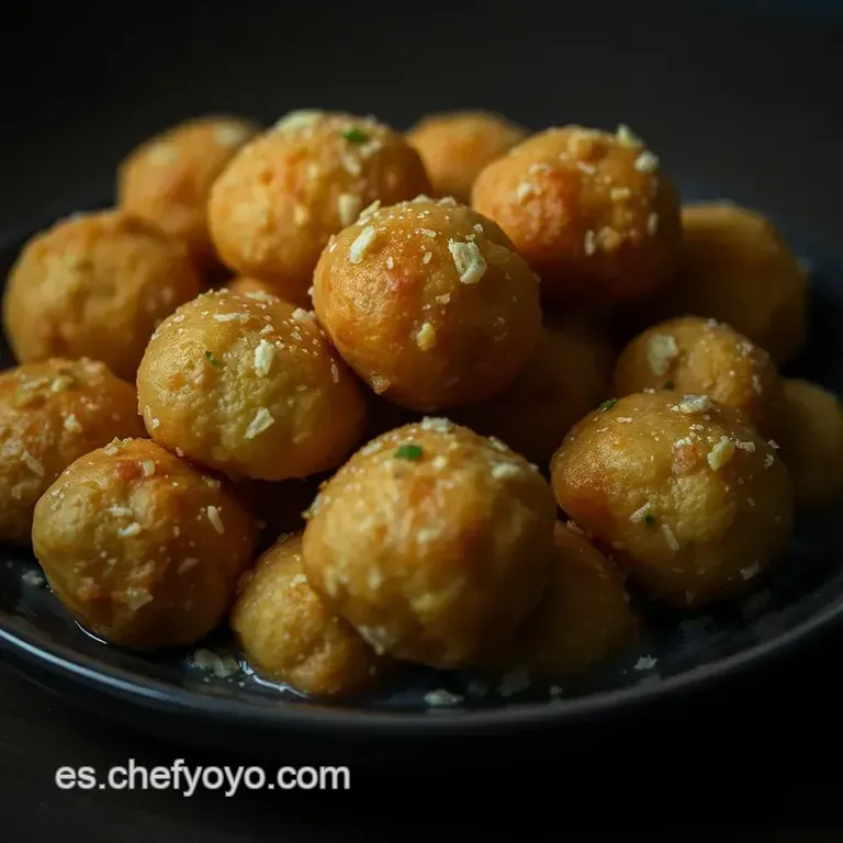Bu&ntilde;uelos De Bacalao Caseros presentation