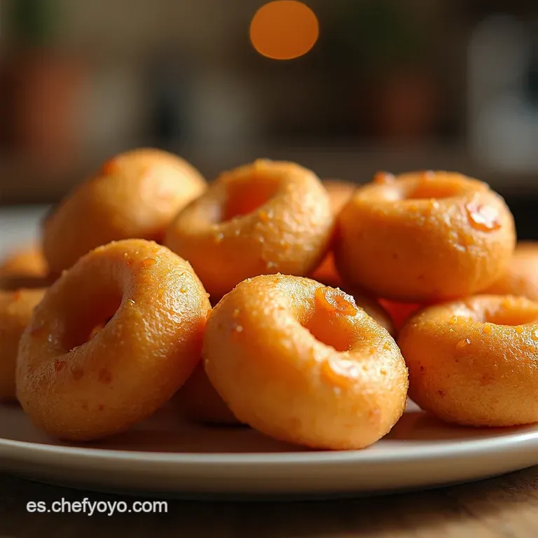 Bu&ntilde;uelos De Viento Cl&aacute;sicos Crujientes Y Deliciosos presentation