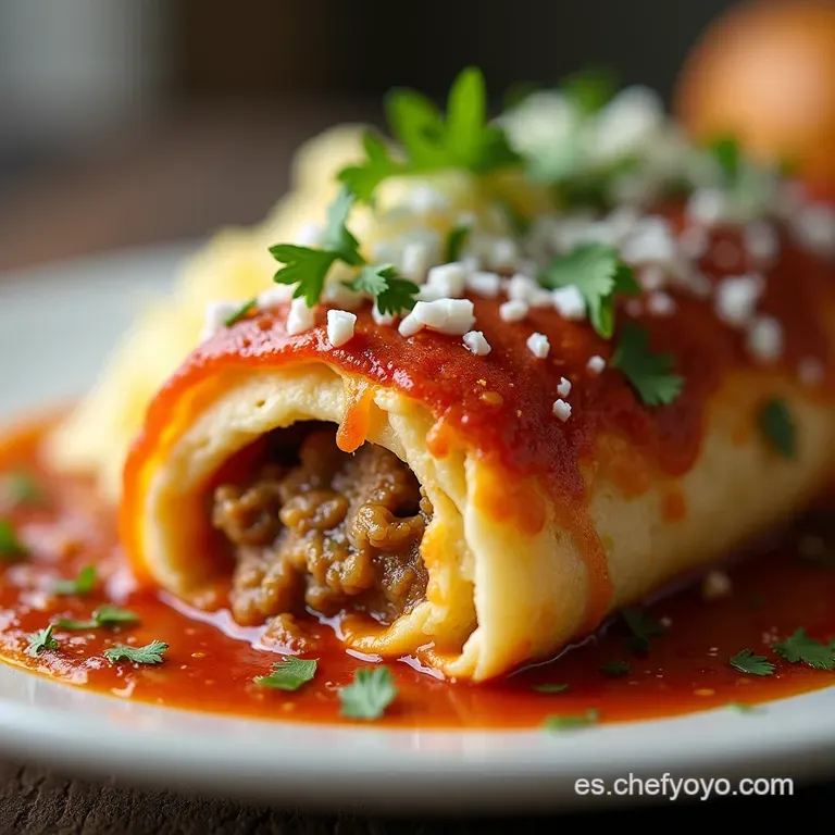 El Burrito Relleno de la Abuela Crujiente por Fuera Fusi&oacute;n por Dentro