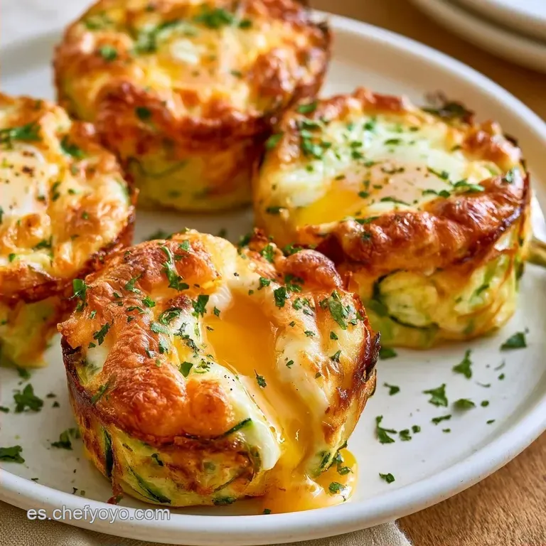 Calabacín Airfryer Con Queso Y Huevo en 15 Minutos