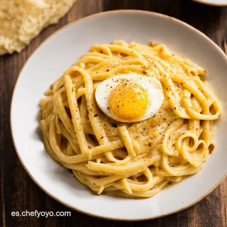 Carbonara Aut&eacute;ntica con Huevo Un Cl&aacute;sico Italiano en tu Mesa