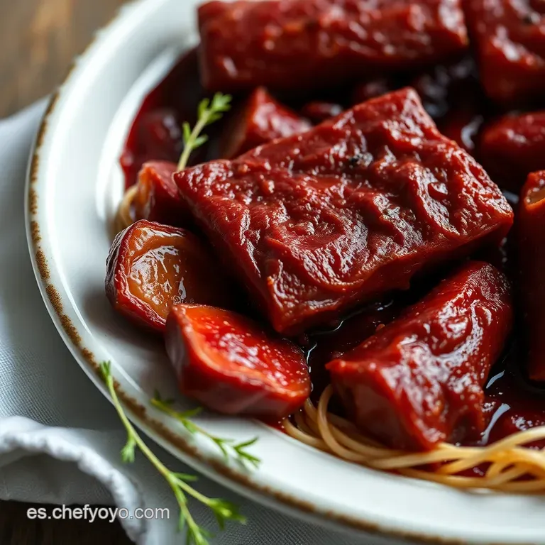 Carrilleras Ib&eacute;ricas Estofadas al Vino Tinto