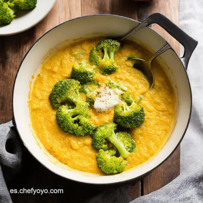 Cazuela de Br&oacute;coli y Queso Cremosa