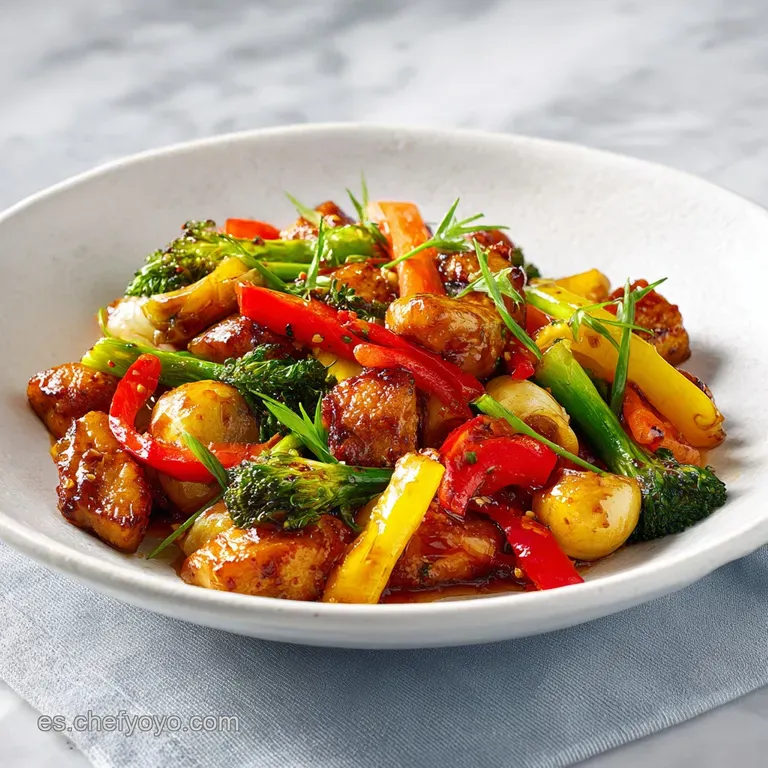 Idea de Cena con Pollo y Verduras F&aacute;cil