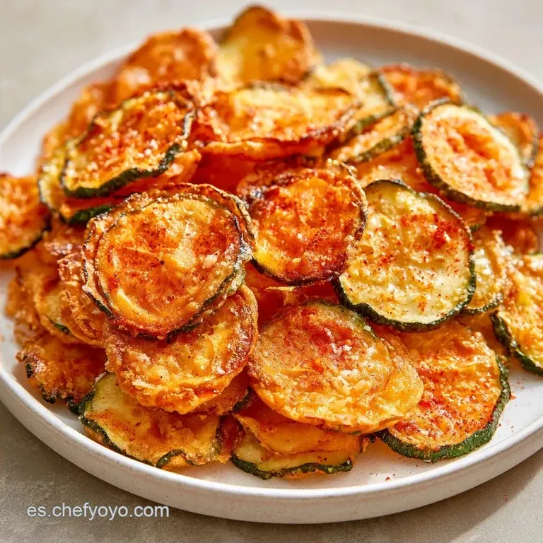 Chips de Calabacín con Queso Parmesano