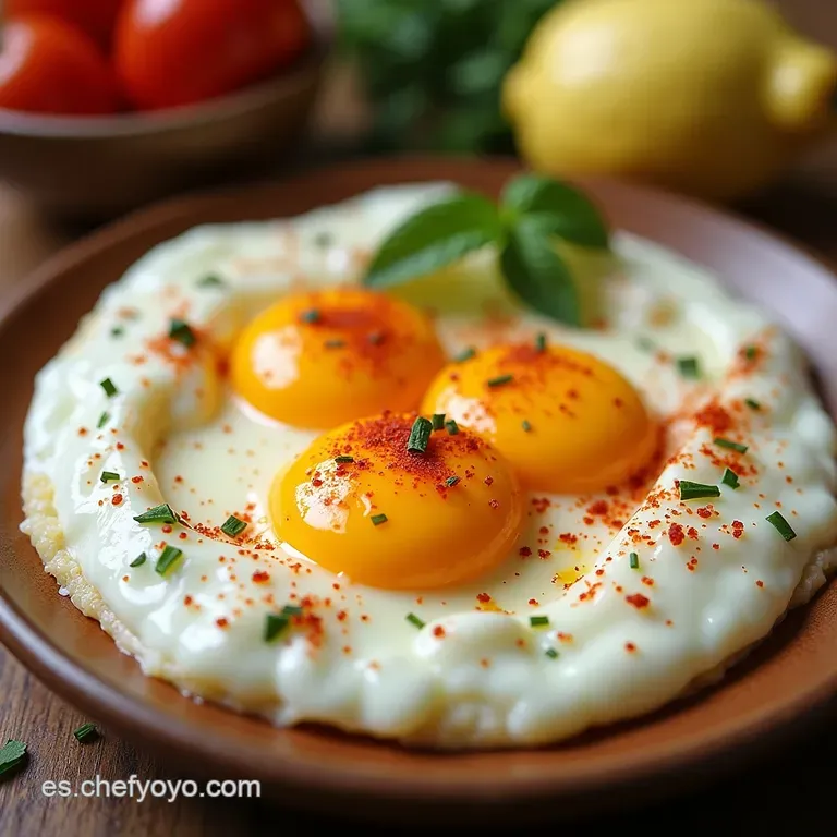 El Desayuno del Sult&aacute;n &Ccedil;ılbır Aut&eacute;ntico Huevos Pochados sobre Yogur Cremoso y Mantequilla de Piment&oacute;n Ahumado