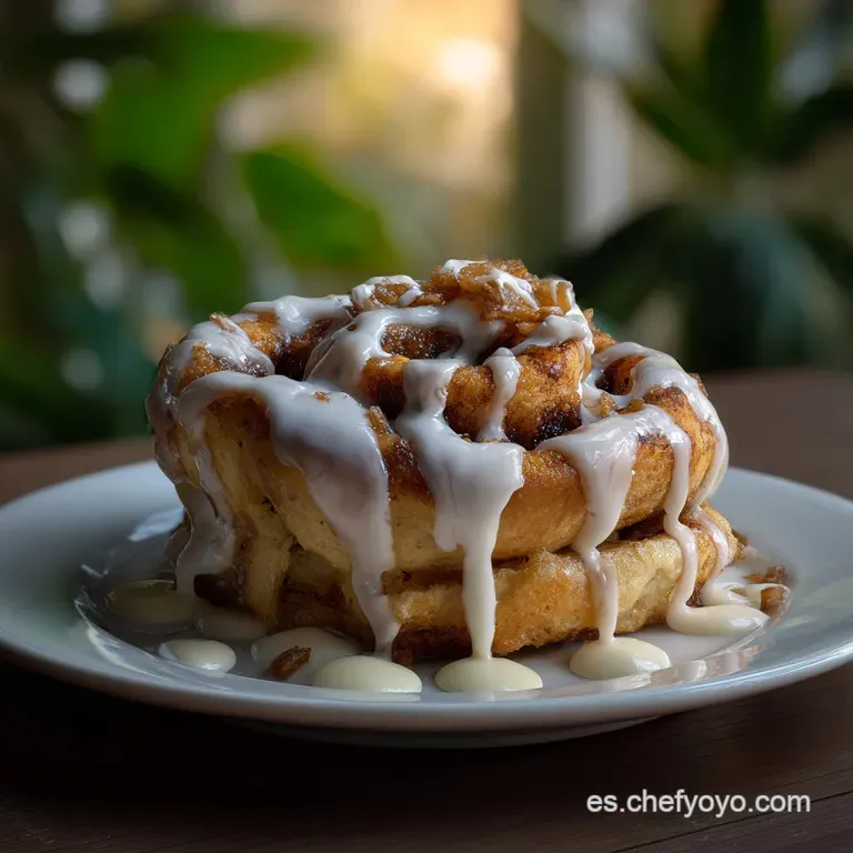 Cinnamon Roll al Microondas: El Postre M&aacute;s R&aacute;pido