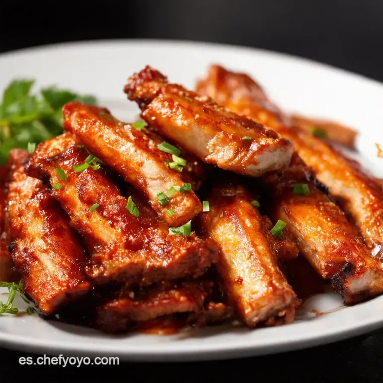 Costillas de Cerdo Caramelizadas con Soja y Miel