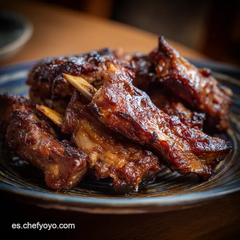 Costillas De Ternera Estofadas a La Riojana presentation