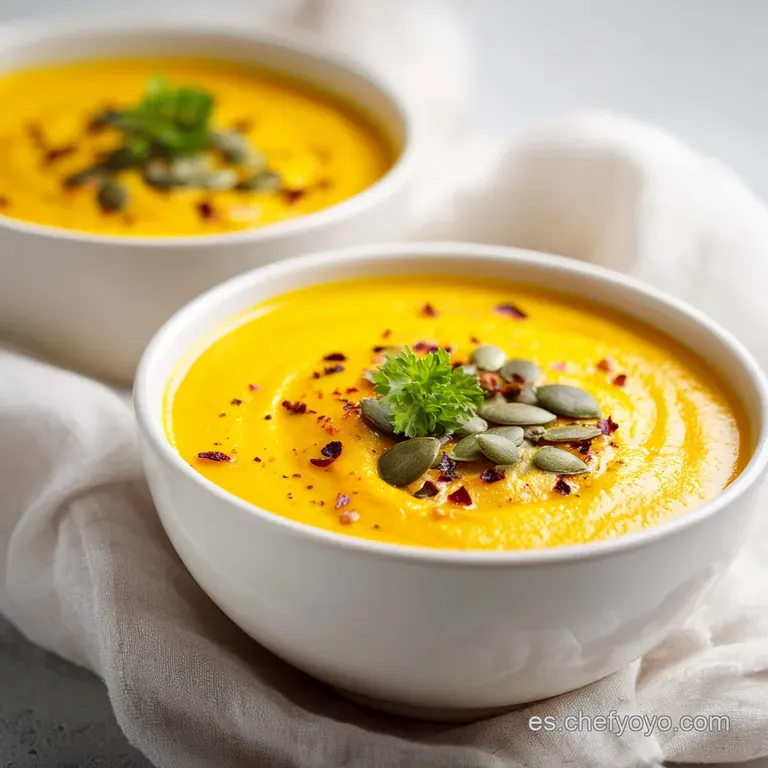 Sopa Crema de Calabaza Rostizada