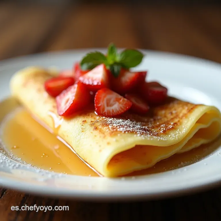 Cr&ecirc;pes Caseras Como las de la Abuela