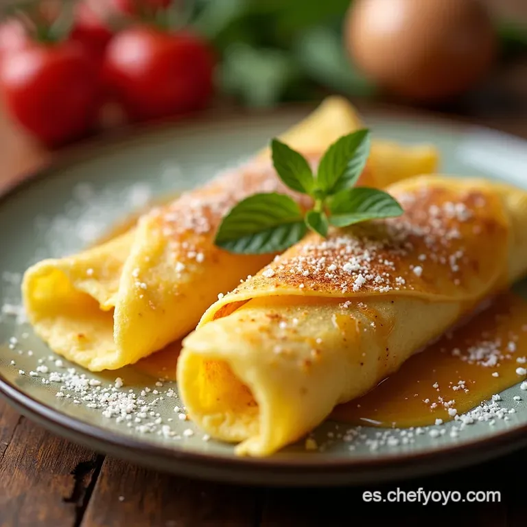 Crepes de Queso Cremosas Un Cl&aacute;sico con Sabor de Hogar
