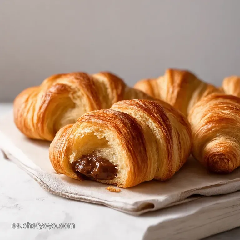 Croissants de Nutella y Almendra: &iexcl;Un Bocado de Felicidad Casera!