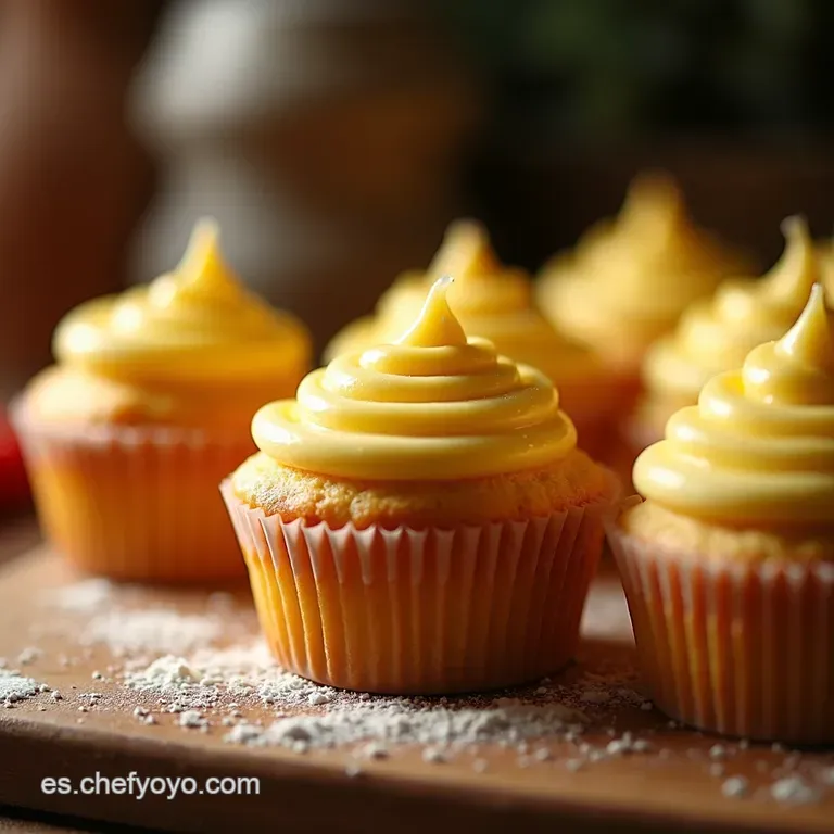 Cupcakes De Vainilla Caseros Abuela Lola presentation