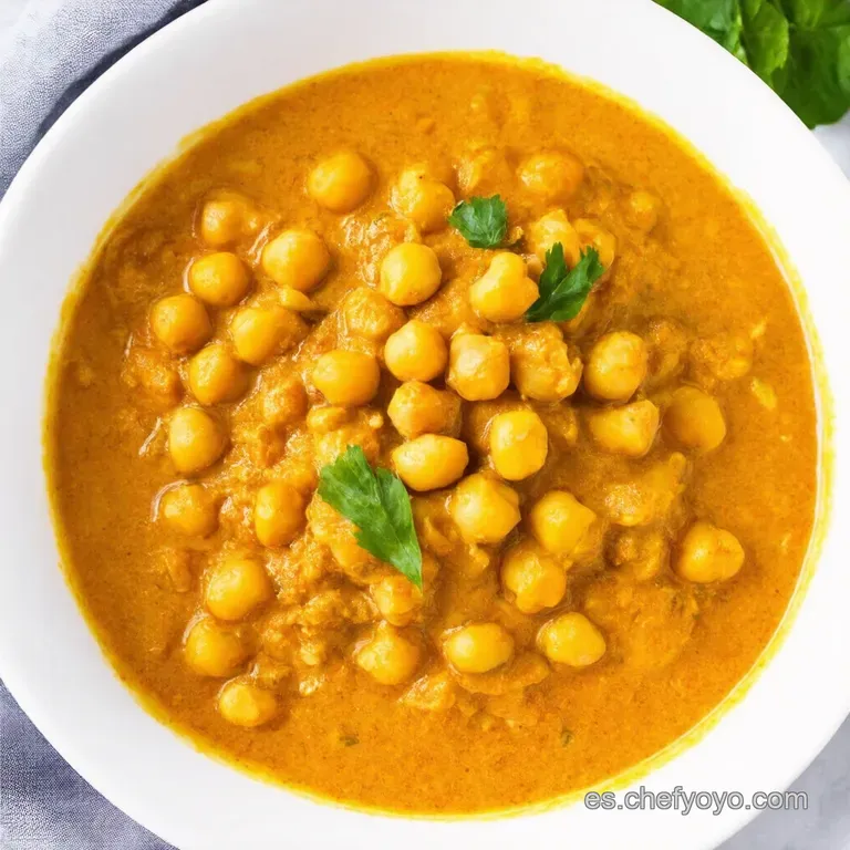 Curry de Garbanzos y Verduras Reconfortante
