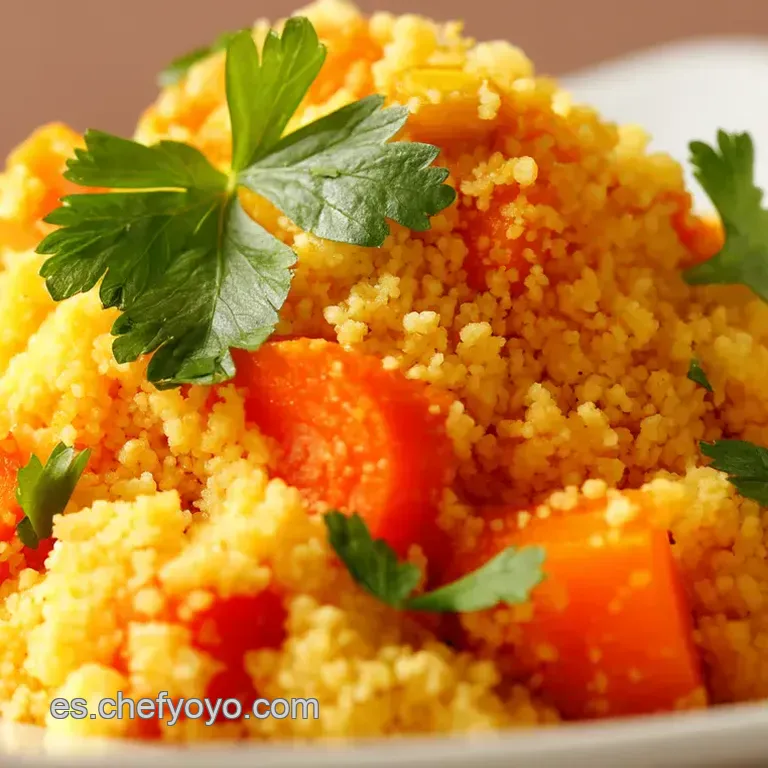 Cusc&uacute;s Marroqu&iacute; Vibrante con Verduras y Garbanzos