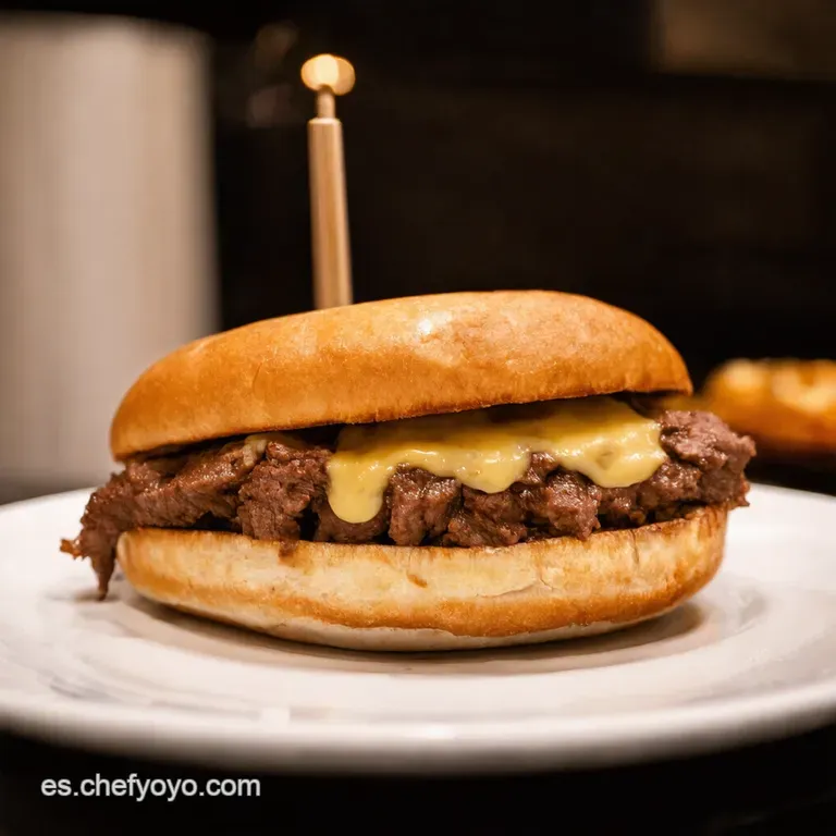 El Philly Cheesesteak Supremo Un Cl&aacute;sico Americano Con Sabor presentation