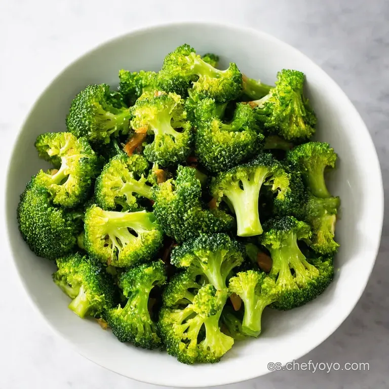 Ensalada Crujiente de Br&oacute;coli con Vinagreta Dulce y Toque Ahumado